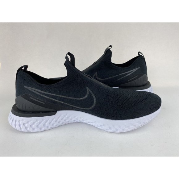 Nike Epic Phantom React Flyknit Black White Men's Sneakers Shoes BV0417 001 - Picture 11 of 12
